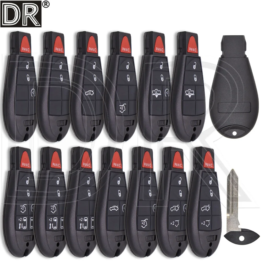 

Great Replacement Car Remote Key Shell Case For Jeep Grand Cherokee Dodge 300 RAM Caliber Journey Caravan Chrysler Town Country