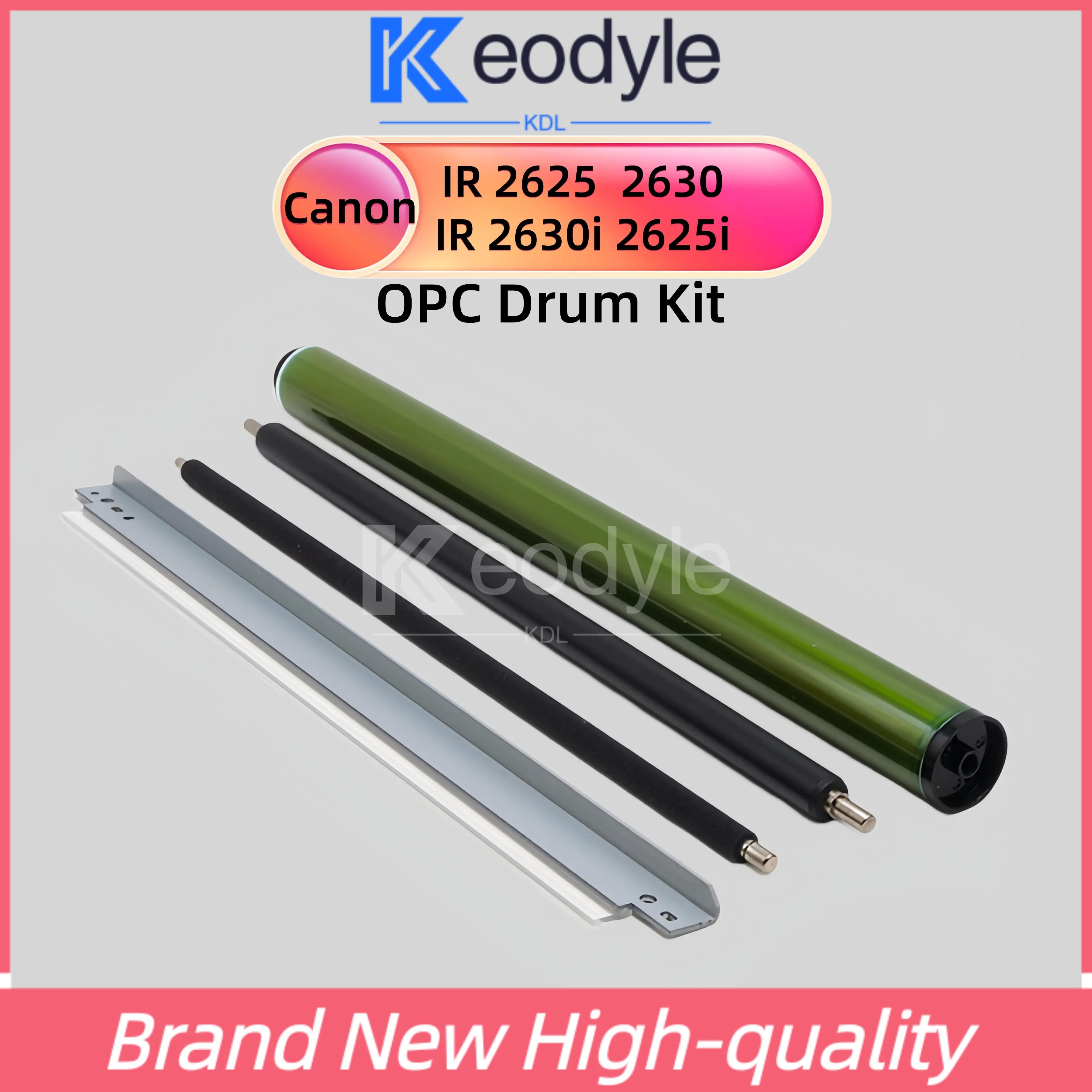 OPC Drum Kit For Canon IR 2625 IR 2625i IR 2630 IR 2630i drum cleaning blade roller pcr primary charge roller spare parts