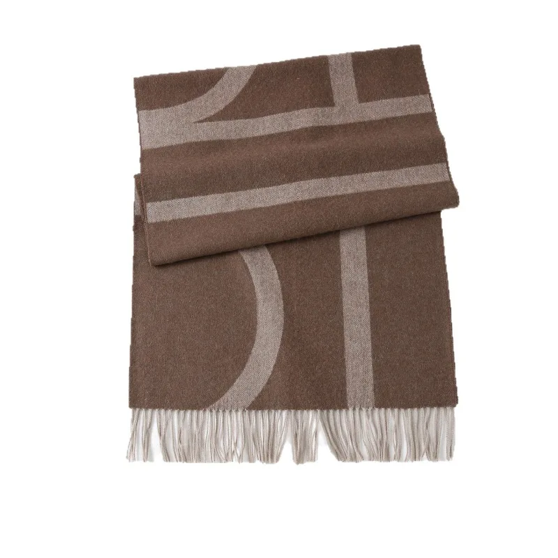 100% الصوف الرجال والنساء زوجين وشاح العلامة التجارية الفاخرة شتاء دافئ الجاكار عالية الجودة المألوف تنوعا شال كشمير #1