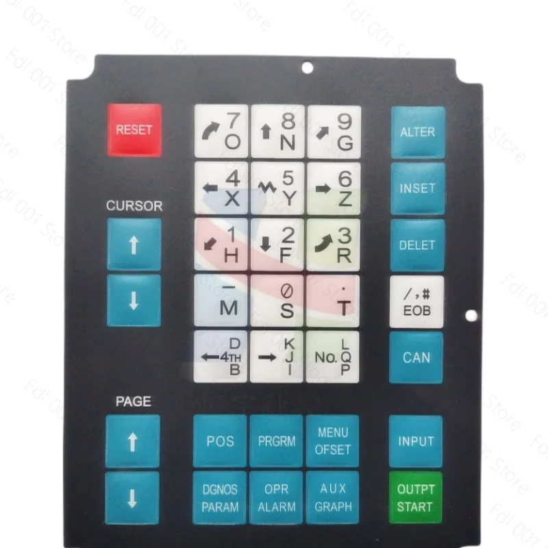A98L-0001-0518#M 02 A98L-0001-0518 0M CNC HMI Membrane Keypad buttons for Fanuc Machine Operator Panel