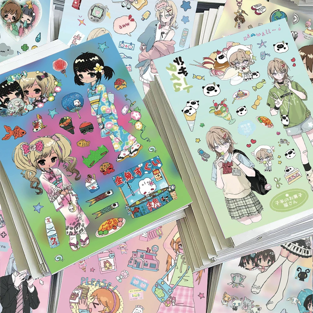 16枚入り、女の子向け、日常使いのグラフィティステッカー。日 - Laptop Accessories Girly のレビューと価格