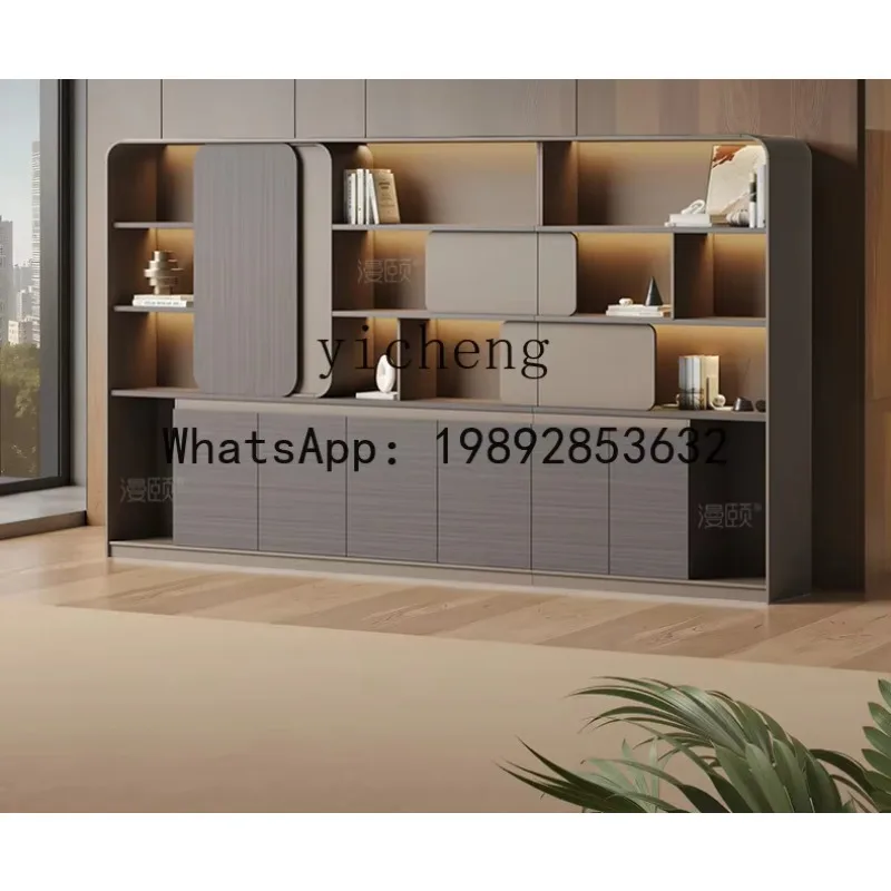 X6 File Cabinet Office Furniture Bookcase Floor-standing Bookshelf Light Luxury Storage