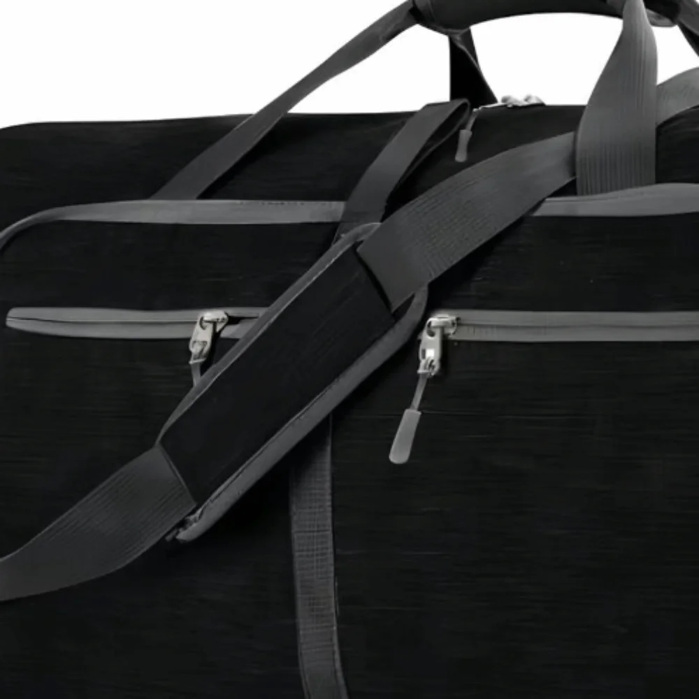 Durable 65L Gym Bag Expandable Foldable Travel Bag Thicken Bottom Waterproof Weekender Bag Gym