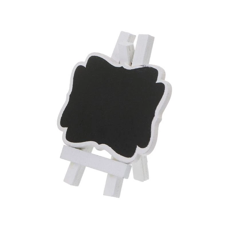 R1WD Mini Wooden Chalkboard Blackboard Frame Message Table Number Wedding Party Decor