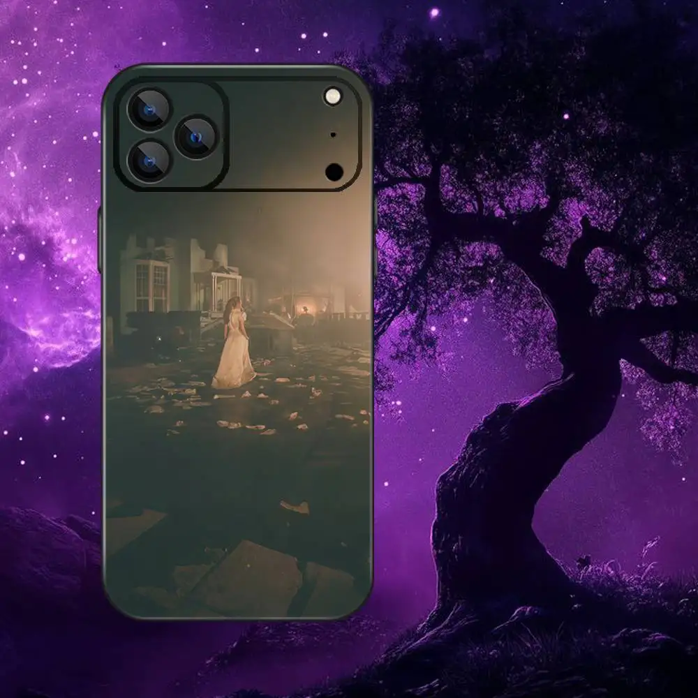 Funda de teléfono A-Ariana Eternal Sunshine G-Grandes para iPhone 17,16,15,14,13,12,Pro,Max,Plus,E,SE4,Air,Mini caja blanda negra