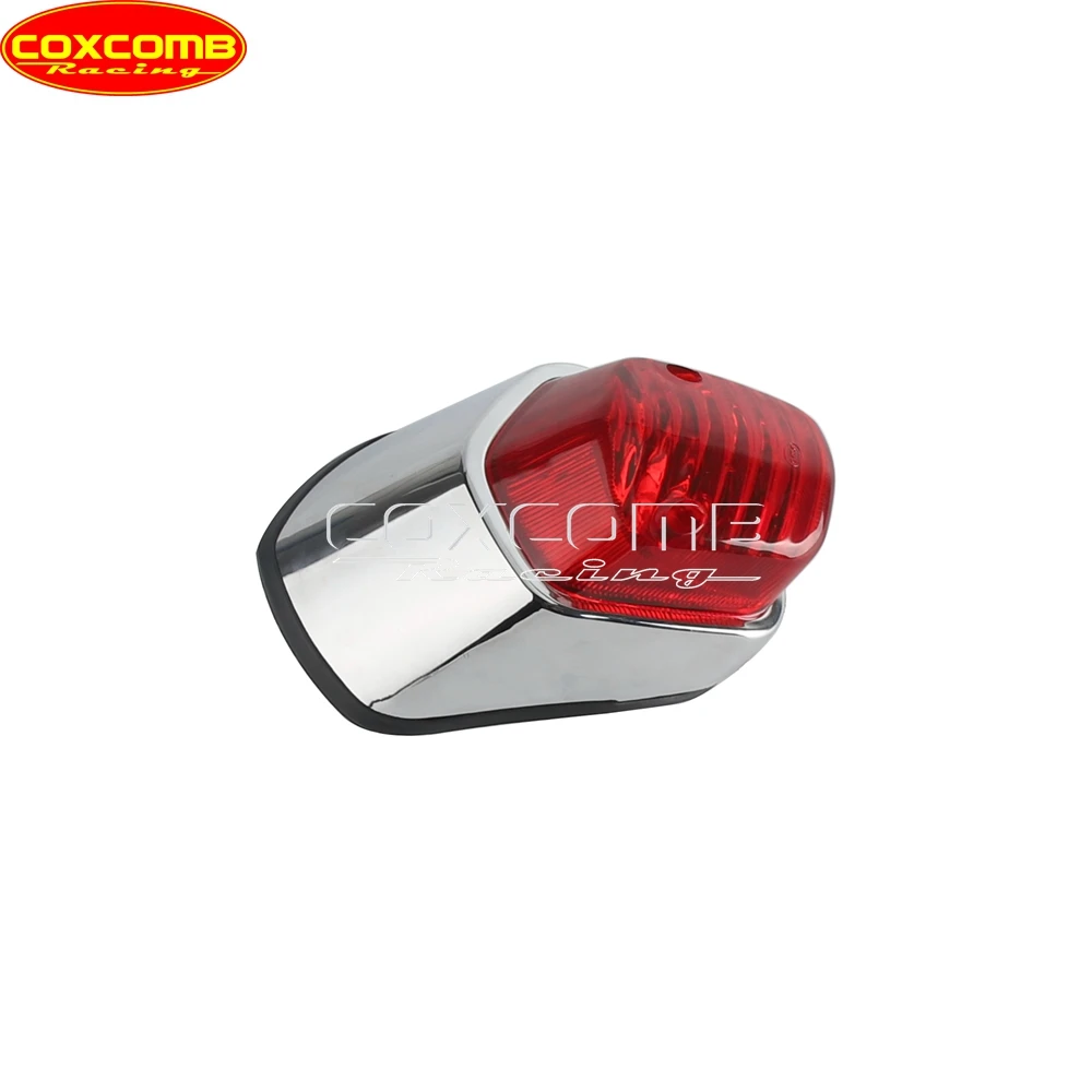Rear Brake Light For Harley Cafe Racer Honda VT VTX Shadow Yamaha Suzuki Chopper Bobber Motorcycle Taillight Tail Running Lamp
