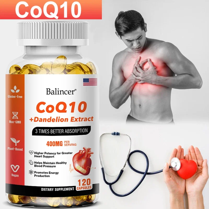 

Антиоксидантная добавка Balincer Coq10 для здоровья сосудистых и сердечных сокращений, энергетического производства и поддержки здоровья нервов и мышц.