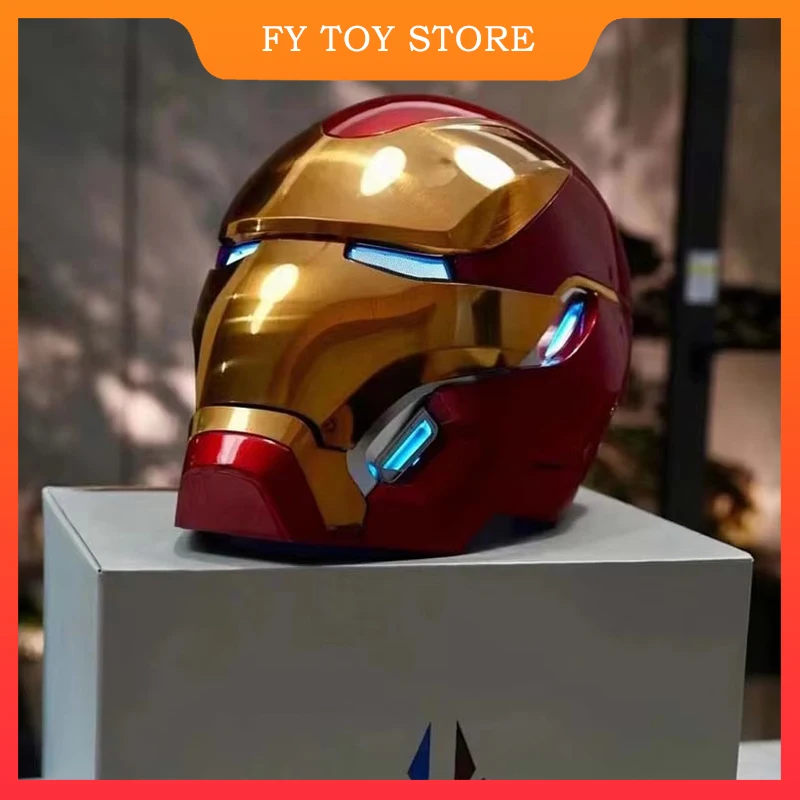 

Iron Man MK50 Wearable Cosmask Voice-Activated Deformation Helmet 1:1 Scale Collectible Action Figure Toy Gift for Boys