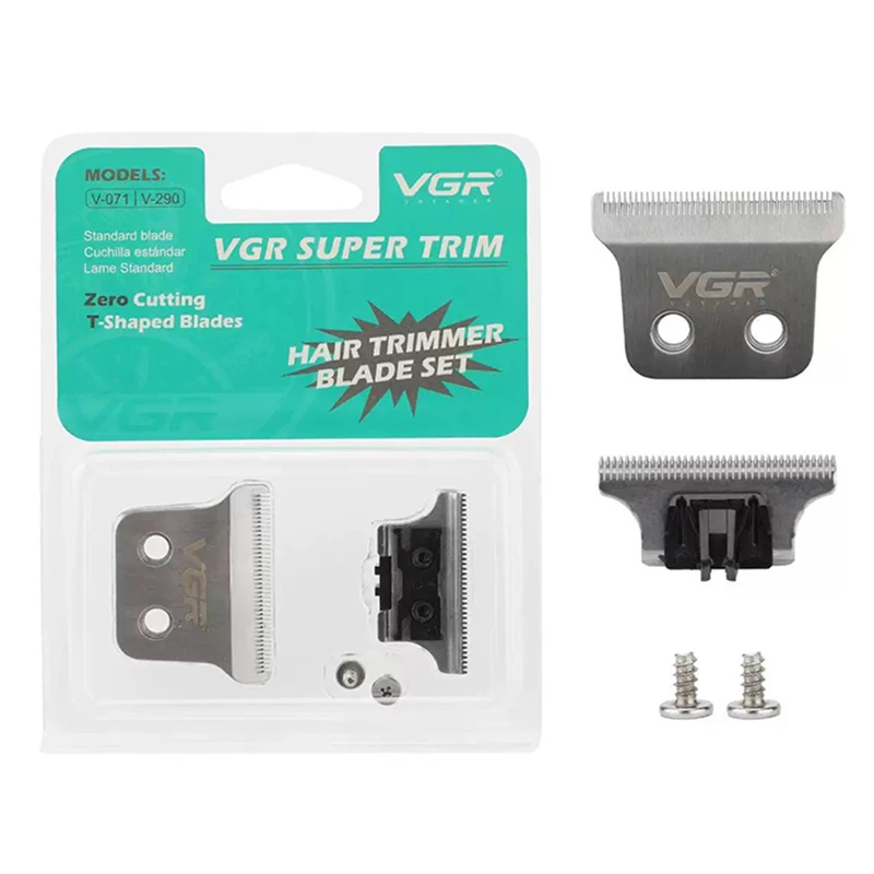 Hair Clipper Replacement Blade, VGR V071 Cutter Head, VGR V290 Spare Blade, Barber Trimmer Parts, Stainless Steel Haircut Blade,