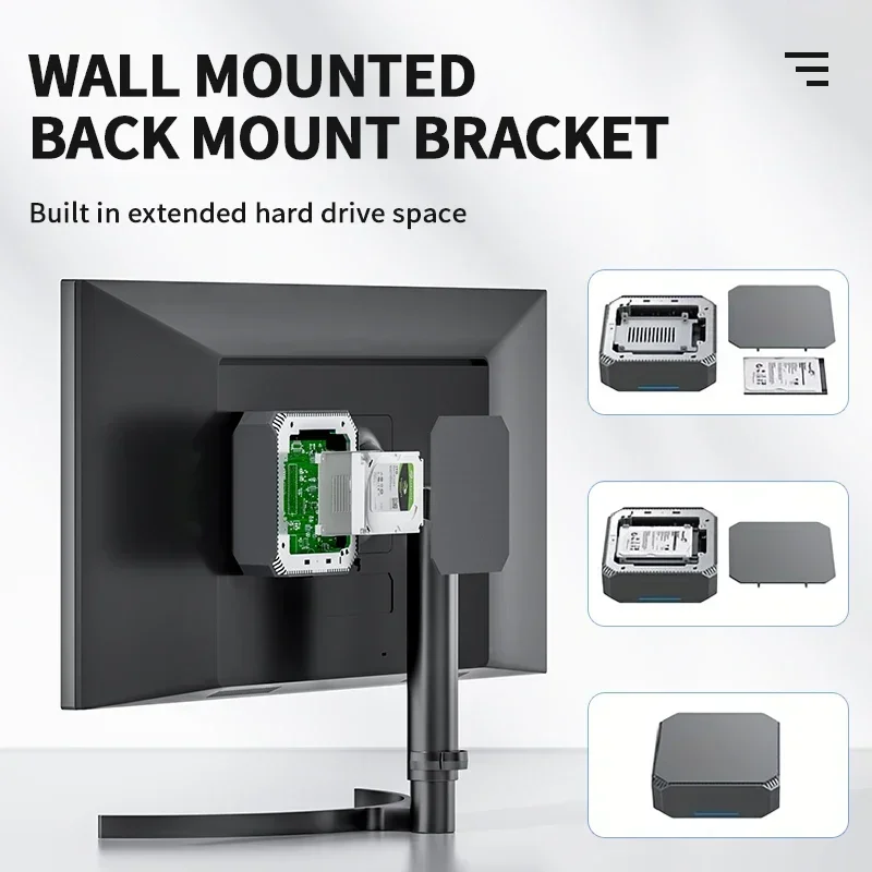 US.EU FIREBAT AK2 PLUS MiniPC Intel N150 N100 Dual Band WiFi5 BT4.2 16GB 512GB Desktop Gaming Computer Mini PC Gamer