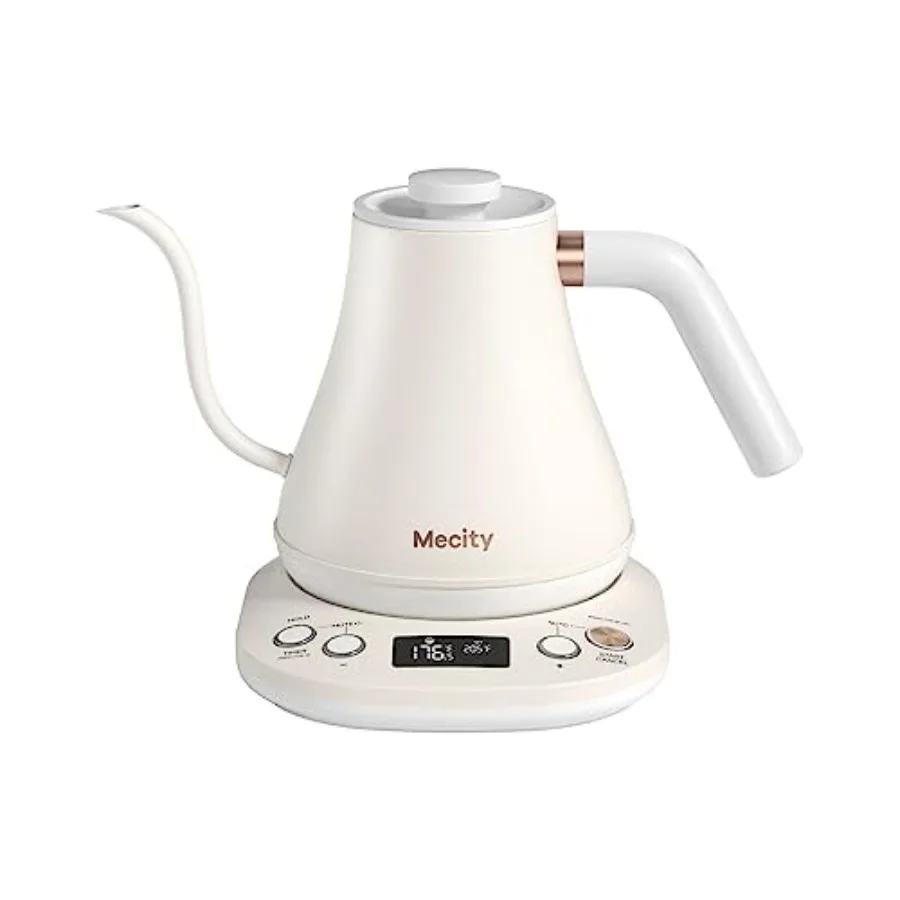 

Electric Gooseneck Kettle With Keep Warm Function and LCD Display Automatic Shut Off Coffee Kettle Temperature Control Pour Ove