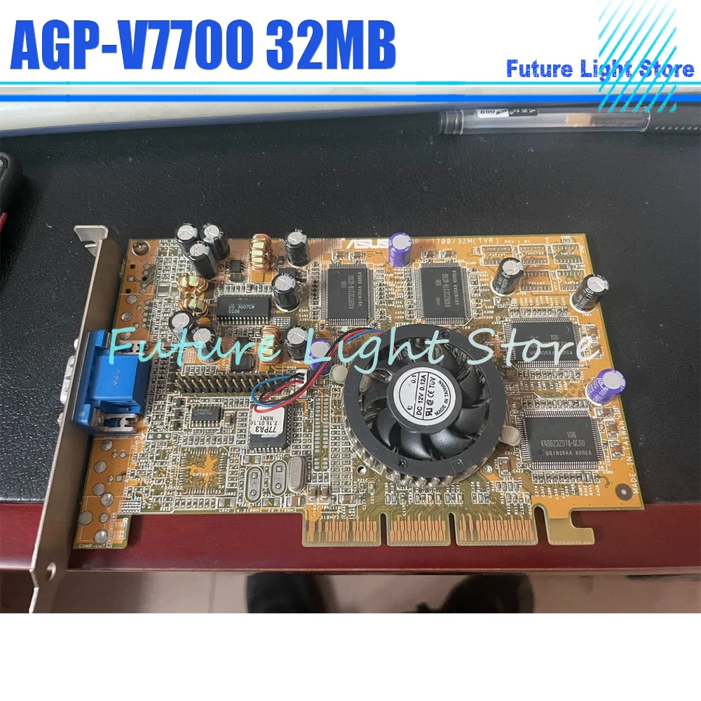 

Graphics Card AGP-V7700 32MB (TVR) AGP Works Perfectly