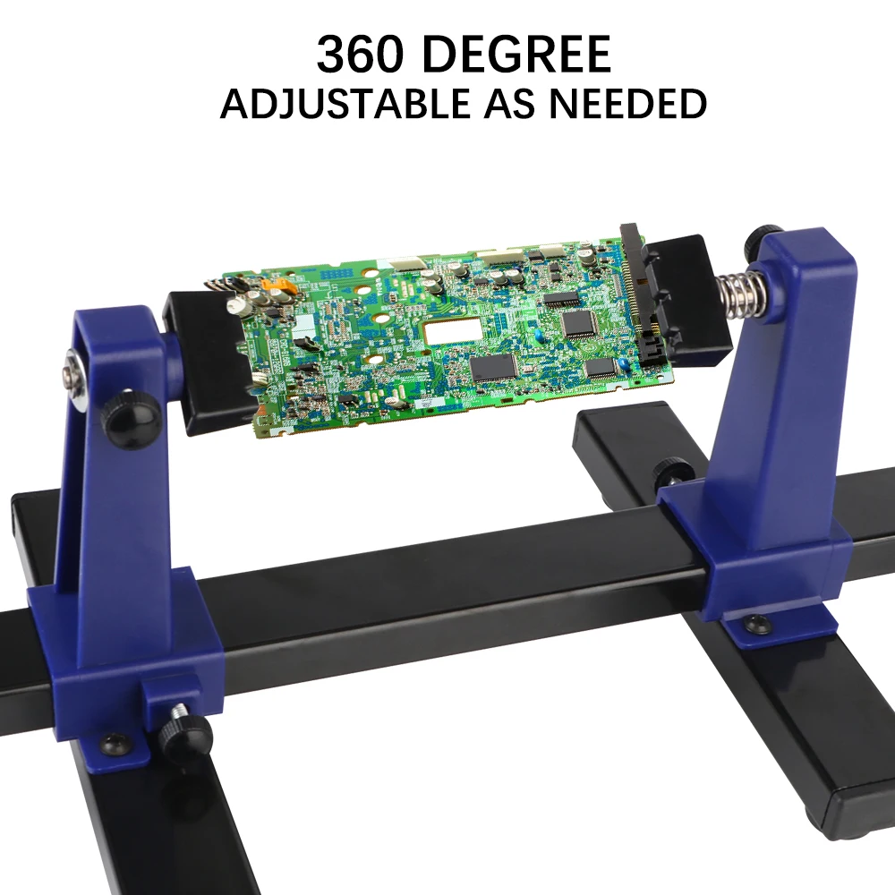 Jig Soldering Assembly Stand Printed Circuit Board Adjustable 360 ° Rotation 0-200mm PCB Holder Clamp Repair Tools