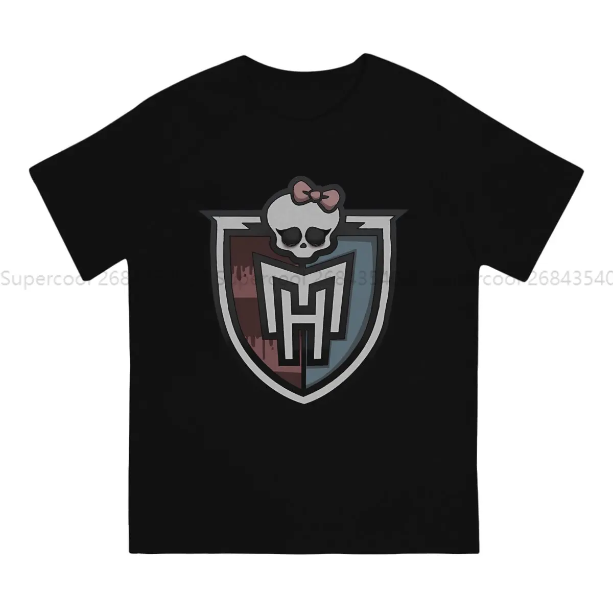 Logo Redesigned Men Polyester TShirt Monster Doll Crewneck Short Sleeve T Shirt Funny Gift Idea