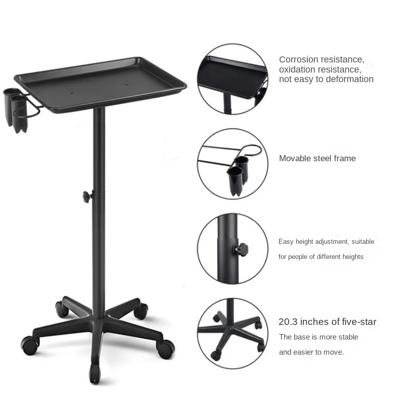 Hairdressing Mobile Cart Salon Rolling Trolley For Beauty Equipment Storage Cart For Barbershop And Beauty Salon Furniture