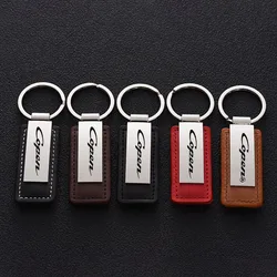 1Pcs For Daihatsu COPEN Robe COPEN XPLAY S Rode COPEN Cero COPEN GR SPORT Carbon Fiber Metal Leather Keychain Car Accessories