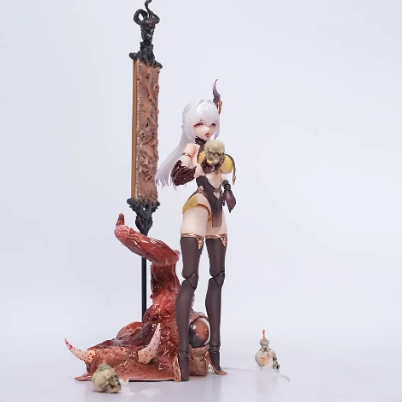 

Коллекционная фигурка Eiifox Bearpanda Hua Xia из серии «Боги и Призраки» с окрашенной кожей, подвижная модель, аниме-мерч, игрушка, подарок