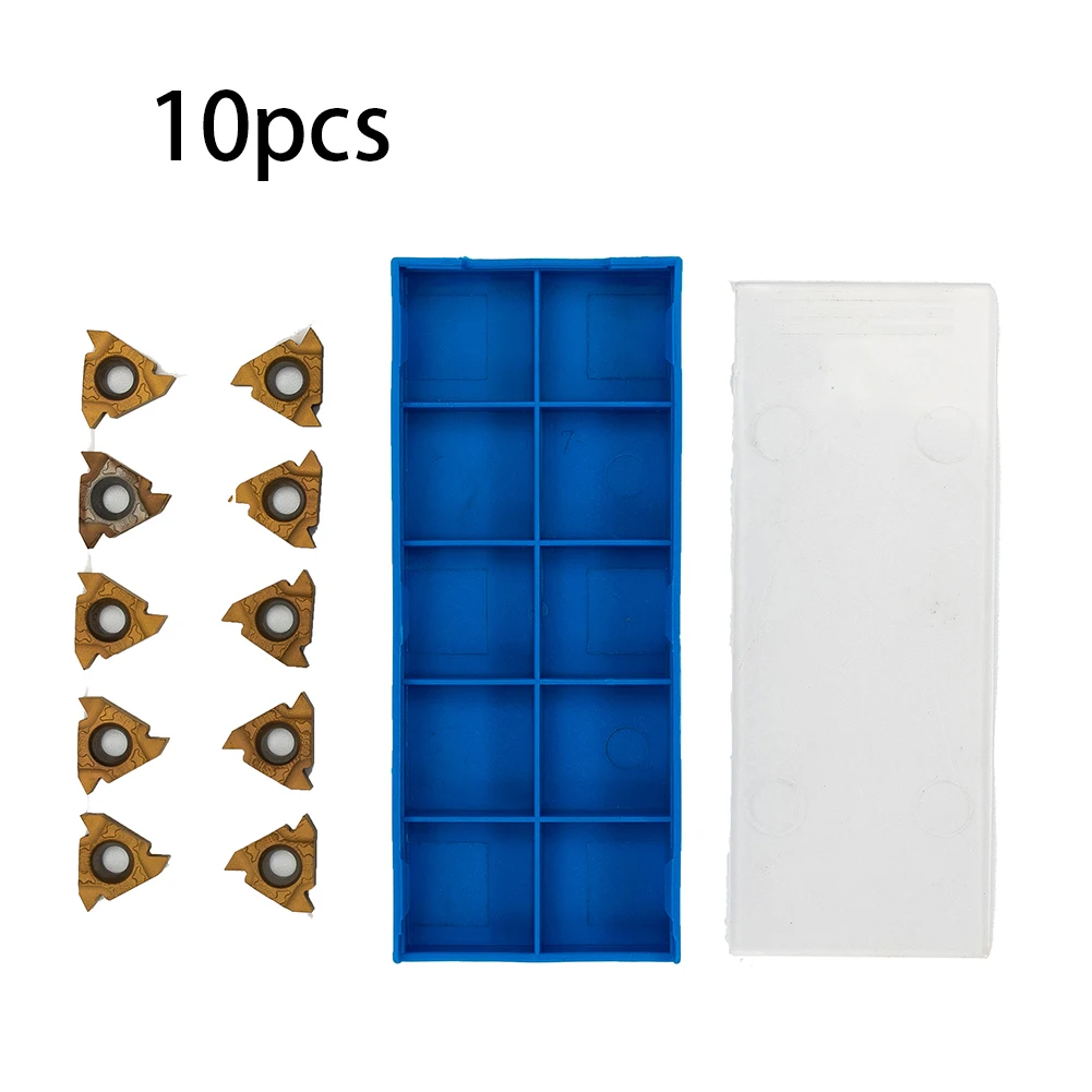 Quality New 16IR AG60 Blade Thread 10 Pcs/Set CNC Carbide Cast Iron Cutting Inserts for lathe Processing Turning