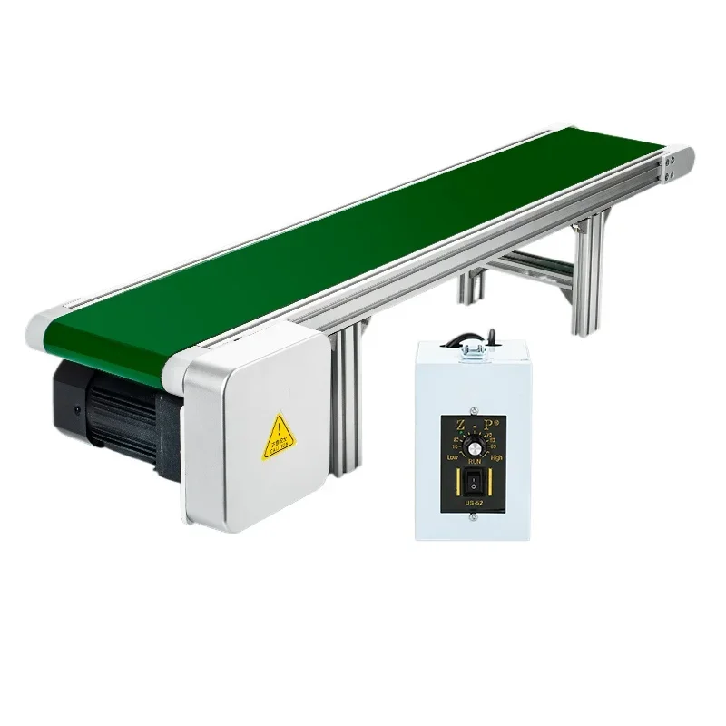 

Small and micro conveyor 2040 desktop belt feeding belt assembly line food teaching belt