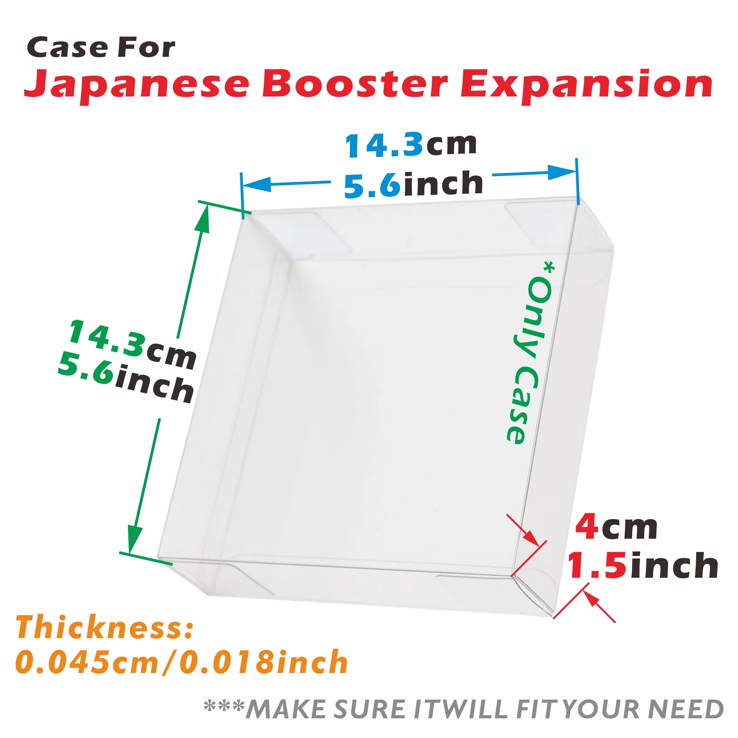 10PCS Plastic Display Case Storage Protector for Collectibles