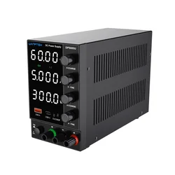 WANPTEK BENCH ADJUSTABLE DC POWER SUPPLY, DC POWER, 60V 5A, LAB, REPAIR, CHARGING, ELECTRONICS DESIGN, ELECTROPLATE, DPS605U