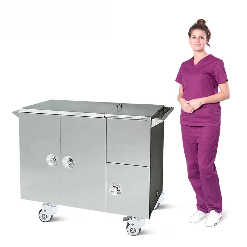 

SKH012 Professional Service Comfortable Stainless Steel Insulated Food Cart