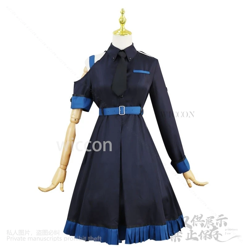 Anime Game Gakuen IDOLM@STER Cosplay Katsuragi Lilja Costume Wigs Lolita Dress Uniform Woman Sexy Halloween Birthday Party Suit