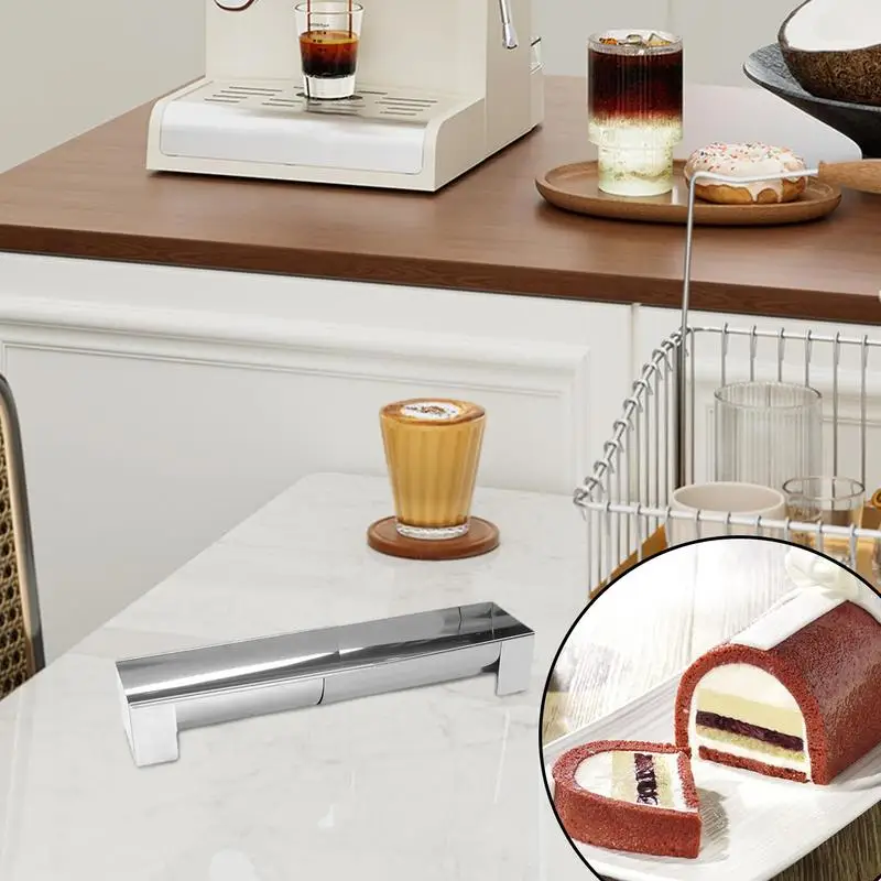 Metall Kuchen Form Edelstahl Versenkbare Mousse Formen Mehrzweck Backform Haushalt Backen Werkzeug Mit Basis Für Restaurant