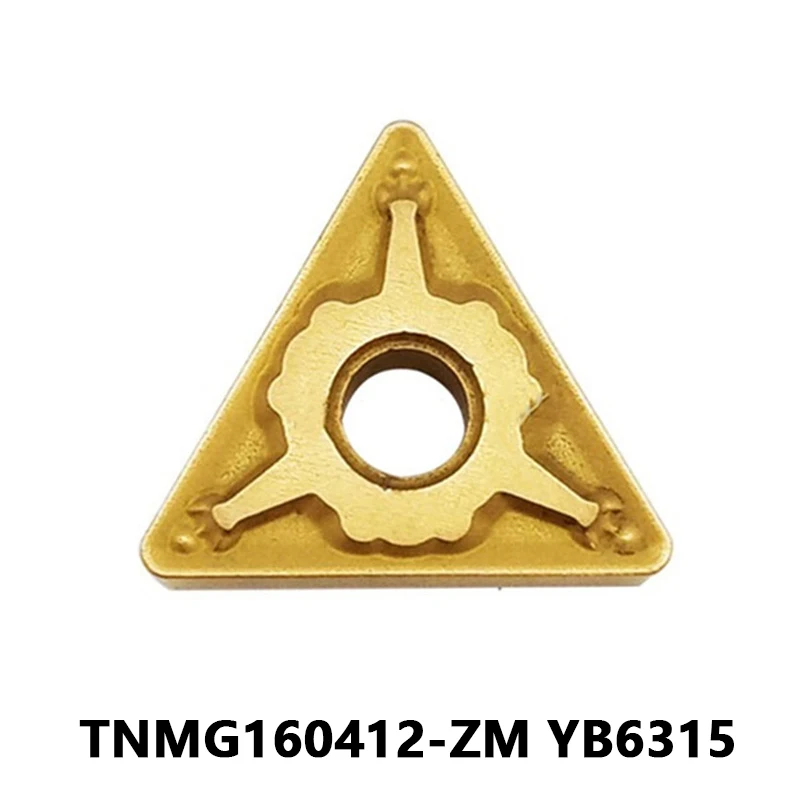 

Original TNMG160412-ZM YB6315 TNMG 160412 ZM High-Quality Carbide Turning Inserts Lathe Machine Cutting Tool for Steel Parts