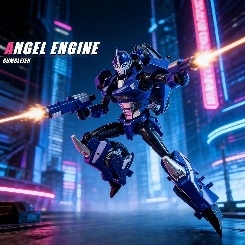 

In Stock APC First Edit Transformation APC-Toys Female TFP Blue Angel Engine Arcee Motorcycle Japanese Comic Ver Action Figure