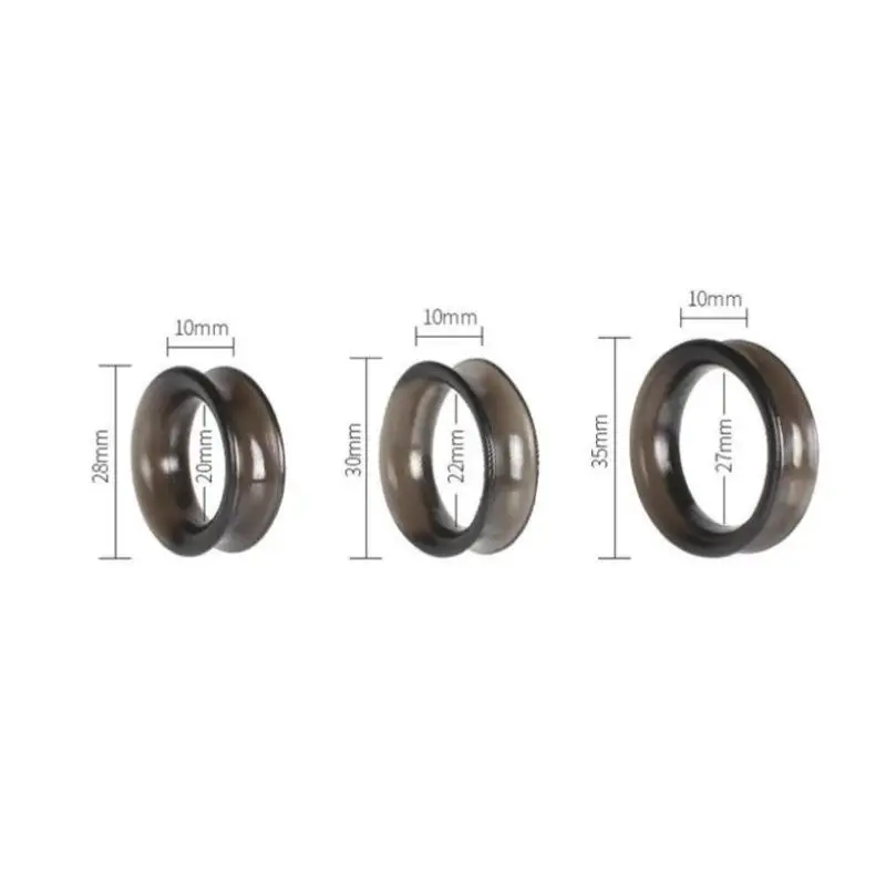 3Pcs/Set Silicone Penis Rings for Men Male Ejaculation Delay Adult Sex Toys Cock Rubber Rings Erection Lasting Bondage view 6