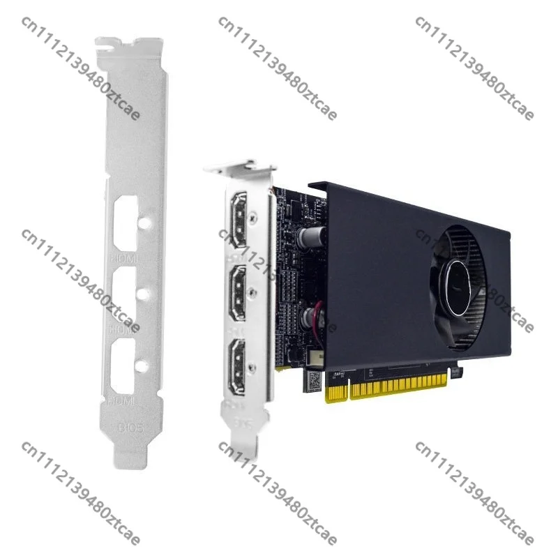 

4GB 3HDMI Multi Display Graphics Card 2K 4K 3 Screen Low Profile 2U Single Slot for Gaming Mini Desktop