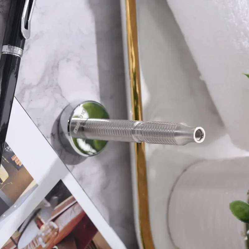 YAQI Premium 88mm Solid Stainless Steel Material Safety Razor Handle - 64g Men's Grooming Heavy Weight Grip Barber Tool