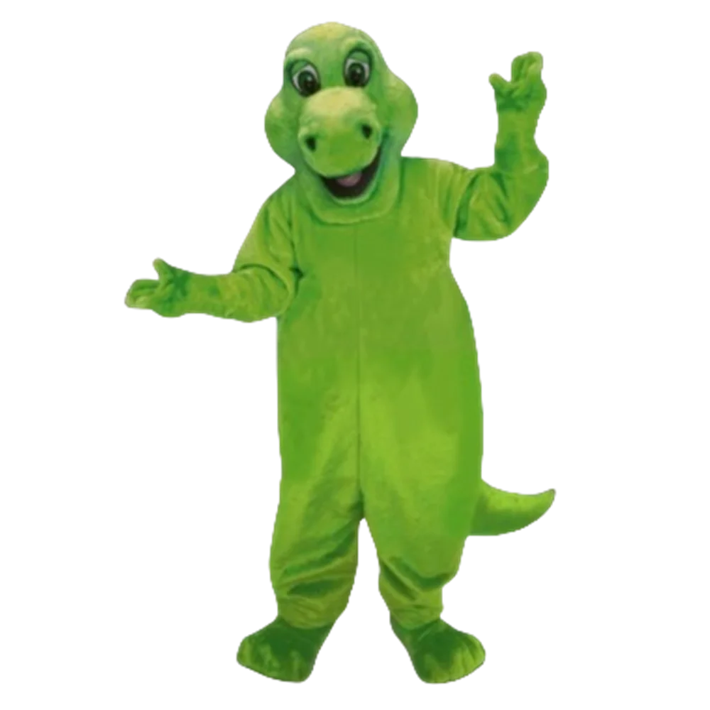 Jasnozielony kostium maskotka Dino dinozaur kostiumy wydajnościowe na imprezę karnawałową zajęcia Cosplay SW764
