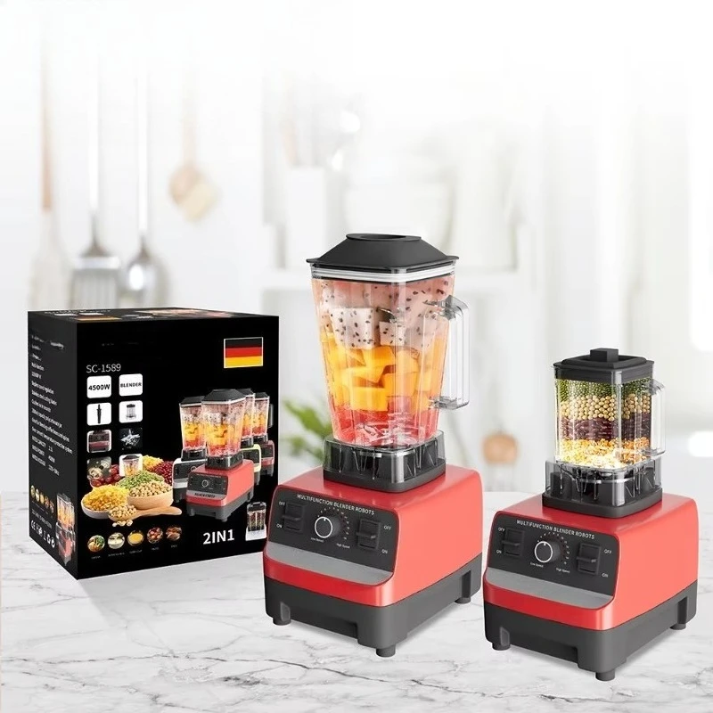 

Heavy Duty Juice Fruit Mixeur 4500w Silver crest sc 1589 2 in 1 Fresh Juicer Mixer Smoothie Blender Machine