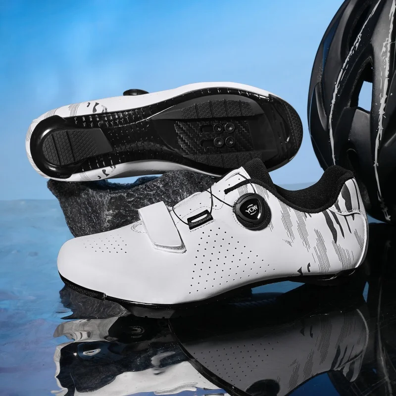 

Men Cycling Shoes Bike Speed Biking MTB Road Unisex Bicycle Sport Cleats Racing Sneakers Fashion Professional Rubber Flat Dirt