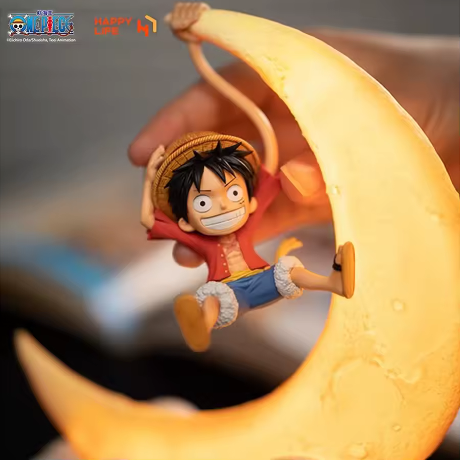 Luffy Anime Veilleuse pour Enfants, Lampe Lunaire, Contrôle Magnétique, Décoration de Bureau, Cadeaux de Vacances Amusants, Original, 1 Pc - AliExpress 