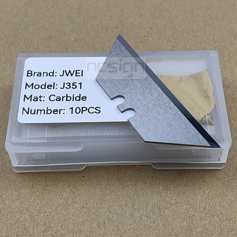 Imagem -04 - Jwei J351 Lâmina de Ranhura em v de Aço de Tungstênio Ferramenta Trapezoidal com Corte em v Faca de Corte de Carpete em Forma de t