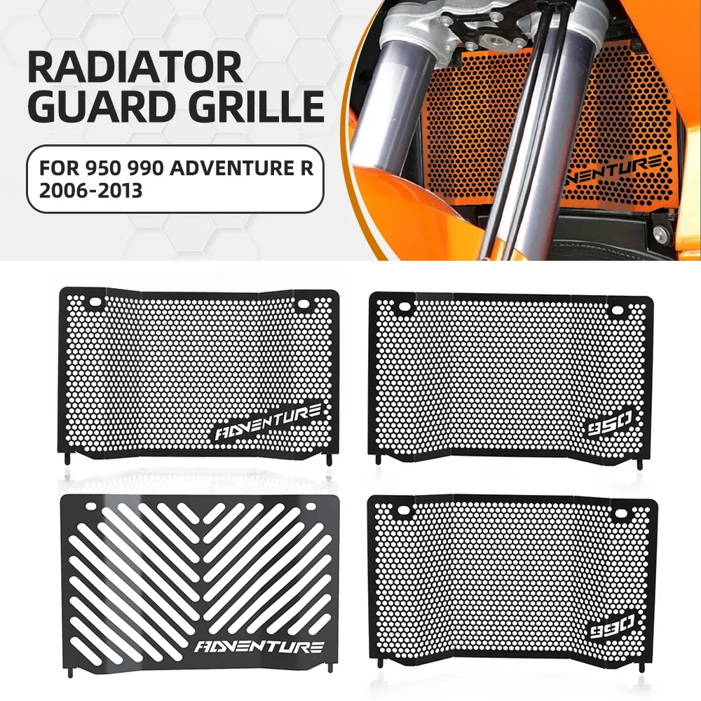 

FOR 950 990 Adventure R 2006-2007-2008-2009-2010-2011-2012-2013 Radiator Grille Guard Cover Protector Motorcycle Accessories