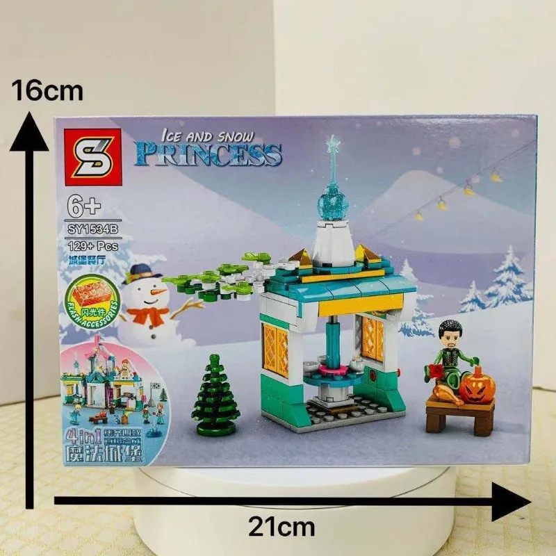 

Конструктор-замок «Эльза Принцесса» из серии «Холодное сердце»: Волшебный набор 4-в-1 для развития творчества