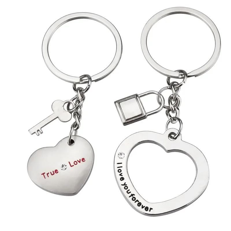 Love Couple Keychain Pendant Creative Valentine\'s Day Other Festivals Small Gift Keyrings Pendant