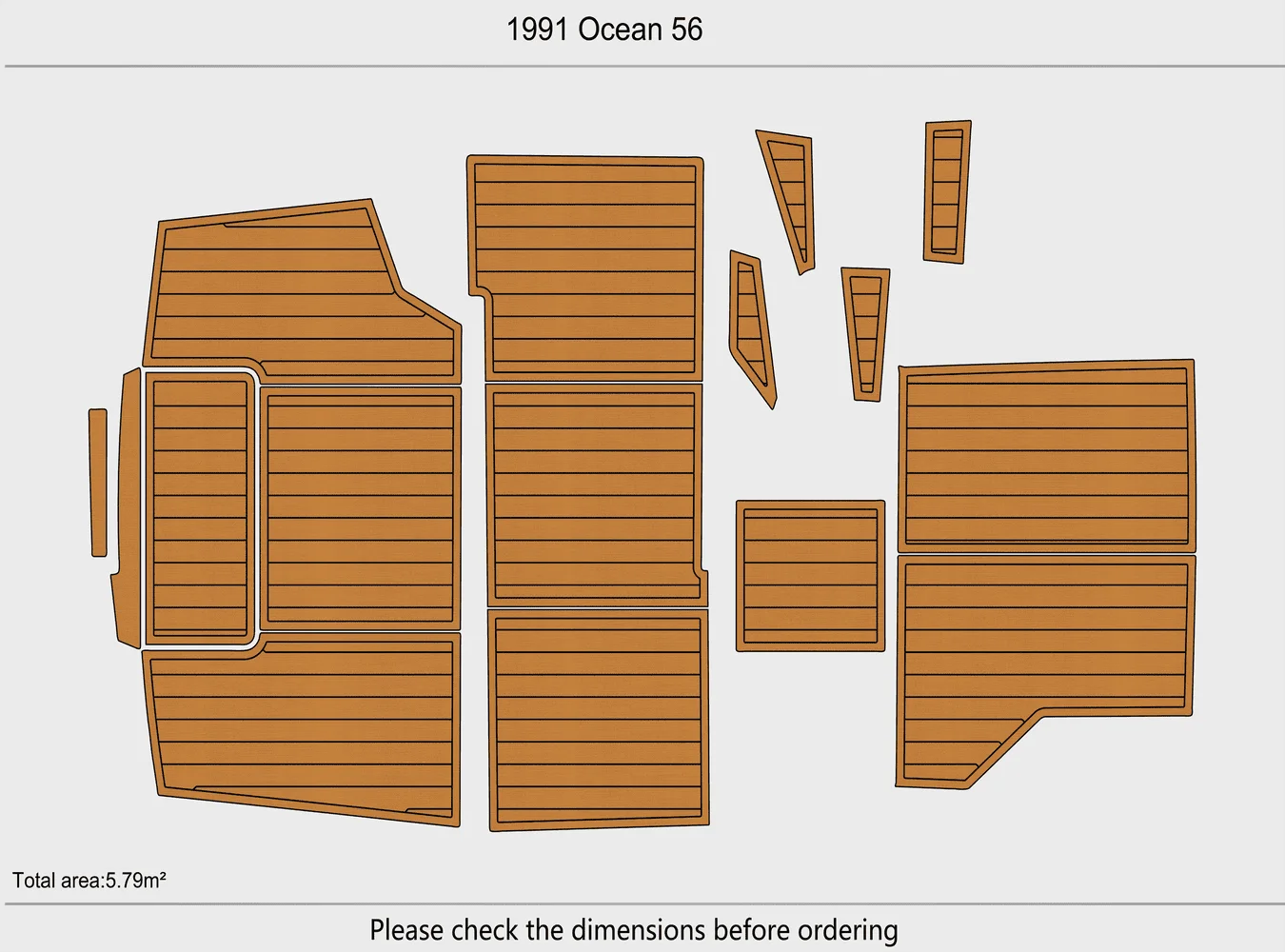 1991 Ocean 56 1/4