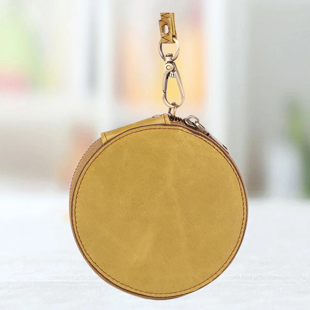 محفظة صغيرة سماوية صغيرة خمر عملة الحقيبة جولة سستة حقيبة لينة دائم حقيبة يد المعصم الحبل محفظة نسائية للعملات المعدنية الصغيرة