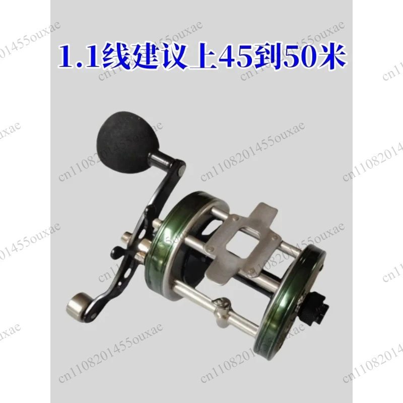 7000 Visual Anchor Spinning Fishing Reel Full Metal Spool Anti-Backlash Line Powerful Drag Brake