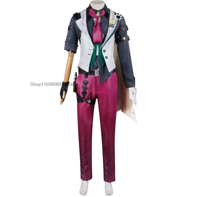 Cosplay Gallagher Honkai: Star Rail Costume Fashion Handsome Uniform Game Suit Cos Halloween Party Convention Event Men Outfits