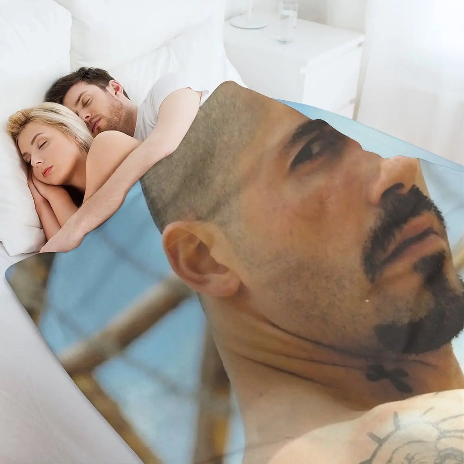 يوري بويكا رمي بطانية العلامة التجارية الفاخرة أريكة لحاف محشوة بطانيات فروي #4