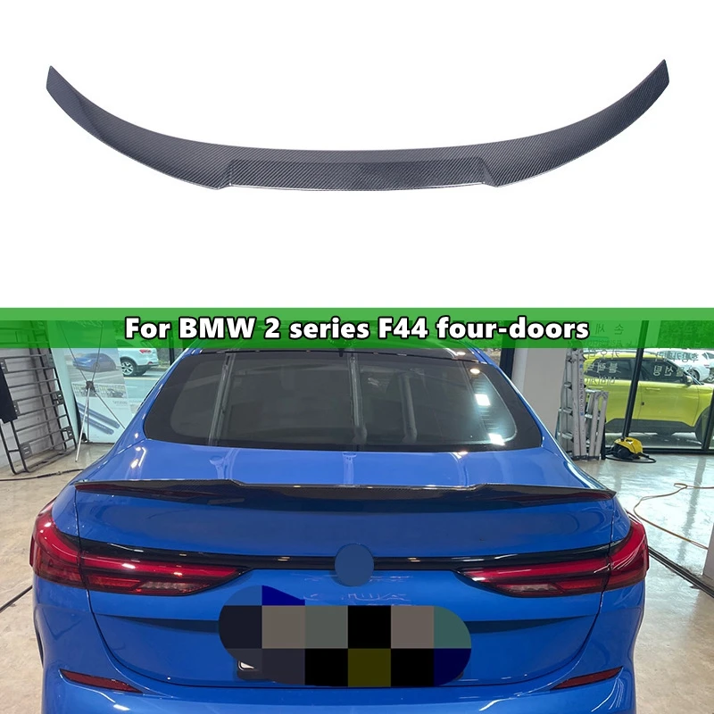 

1Pcs Carbon Fiber Car Rear Trunk Deck Spoiler Car Tail Wing For BMW 2 series F44 four-doors Car Accessories