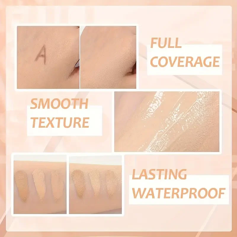 3-in-1 フェイス コンシーラー メイクアップ 3 カラー コンシーラー 傷、クマ、輪郭に最適なコンシーラー すべての肌タイプ用のバーム