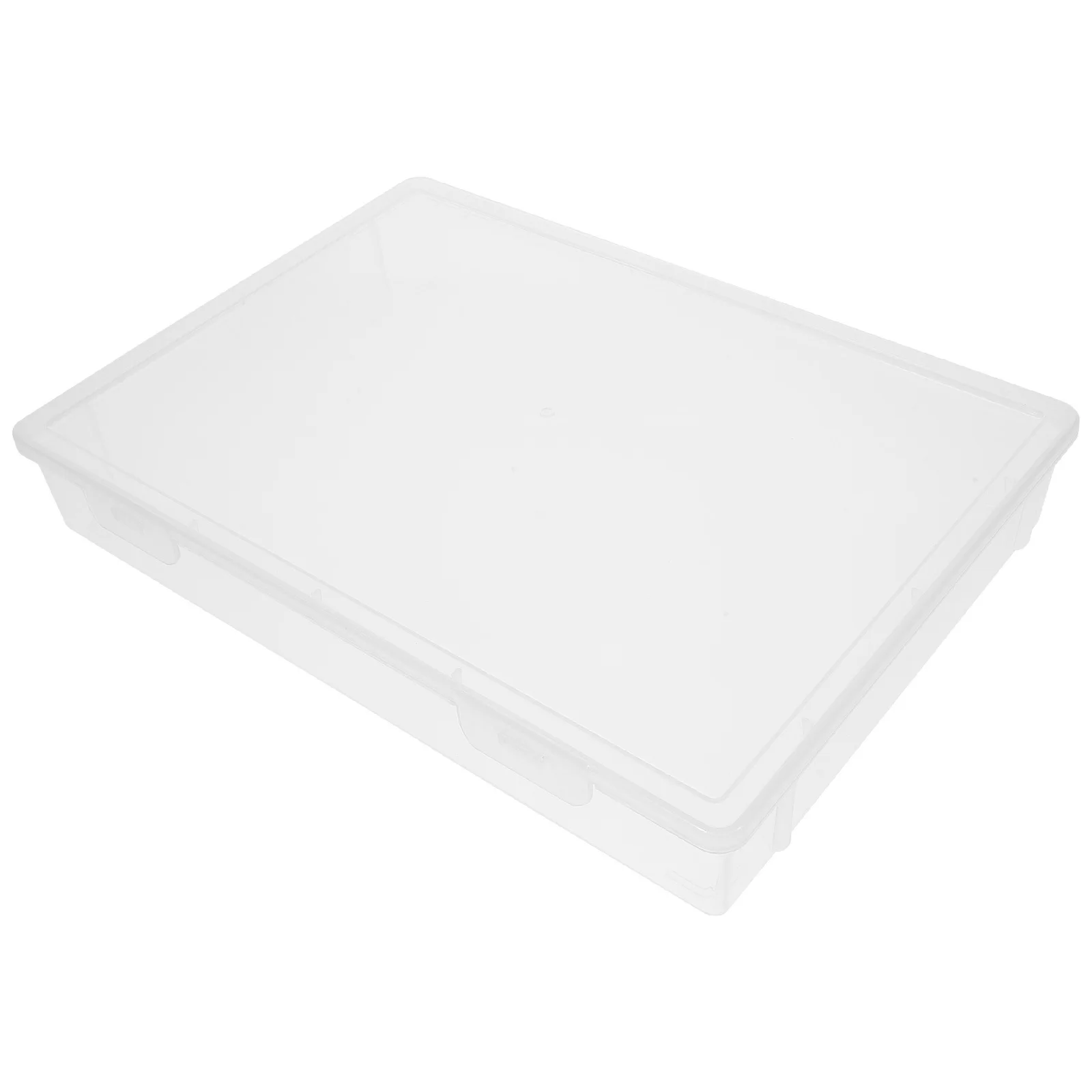 Scatola per documenti da ufficio Scatola per documenti in plastica stile piatto di grande capacità Materiale PP Organizzatore di documenti con fibbia sicura