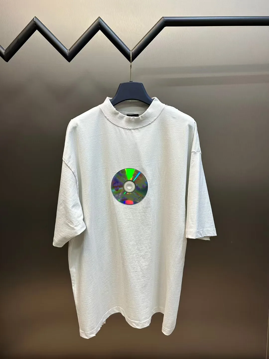 BLCCNIEGEA الوزن الثقيل عالية الجودة باريس B تي شيرت عصري موضة فضفاضة تناسب قصيرة الأكمام طاقم الرقبة رسالة تصميم القطن الخالص